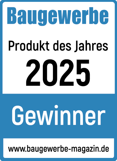 Baugewerbe-magazin.de Gewinner Produkt des Jahres 2025